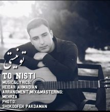 دانلود آهنگ جدید حیدر احمدیان به نام تو نیستی